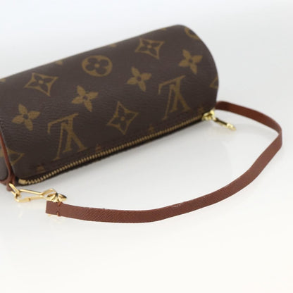 Louis Vuitton Papillon Pochette Monogram Canvas, BROWN, CANVAS, Clutche & pouche