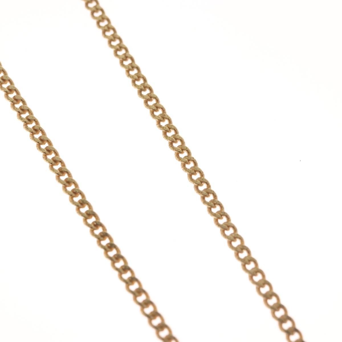 Christian Dior CD Pendant Necklace Metal, GOLD, METAL, Necklace