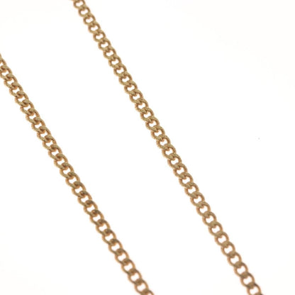 Christian Dior CD Pendant Necklace Metal, GOLD, METAL, Necklace