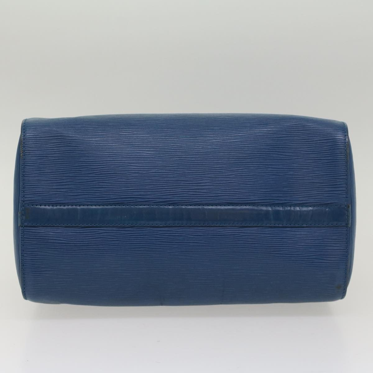 Louis Vuitton Speedy Handbag Epi Leather, BLUE, LEATHER, Handbag