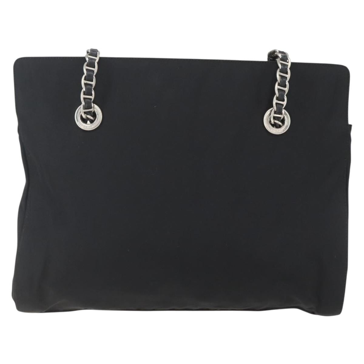 Prada Vintage Shoulder Bag Tessuto, BLACK, NYLON, Shoulder bag