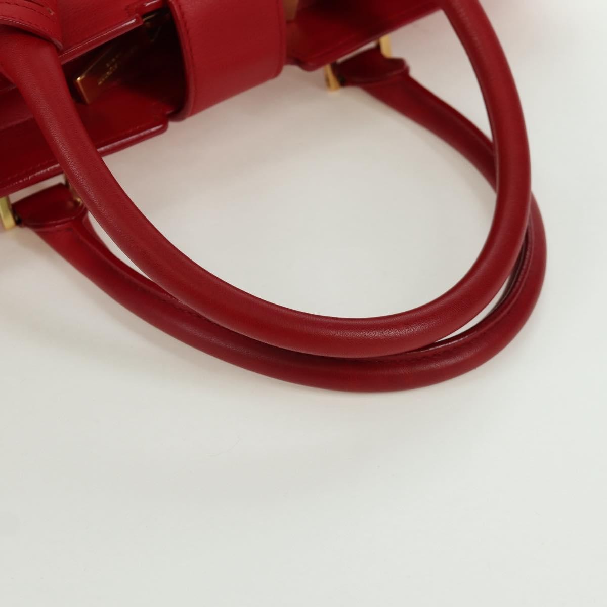 Saint Laurent Classic Y Cabas Leather, RED, LEATHER, Handbag