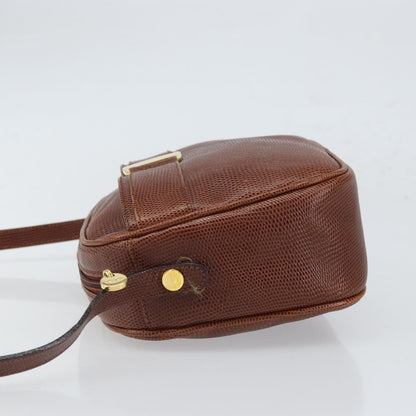 Salvatore Ferragamo Vara Bow camera Shoulder Bag Leather, BROWN, LEATHER, Shoulder bag