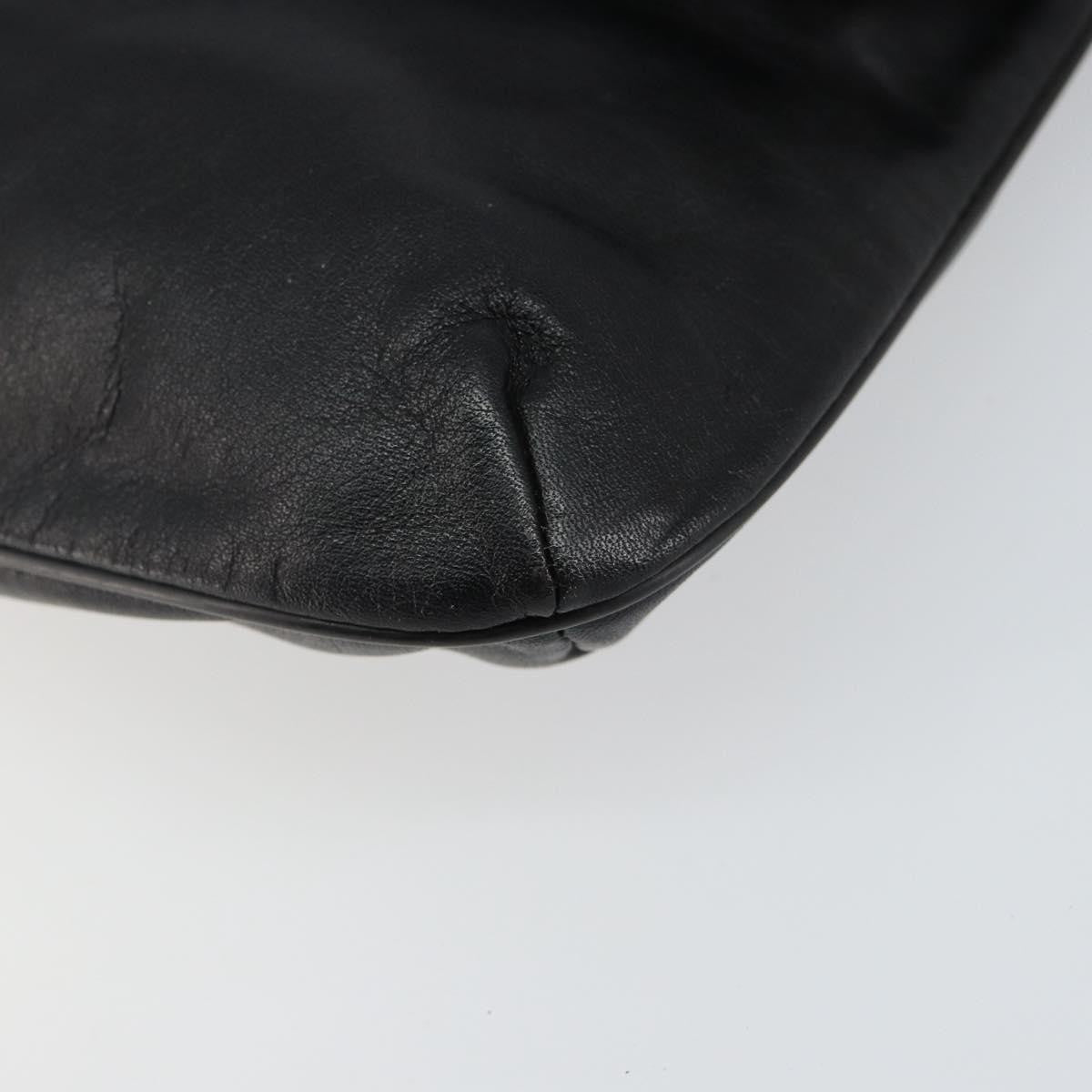 Givenchy 4G pouch Leather, BLACK, LEATHER, Clutche & pouche
