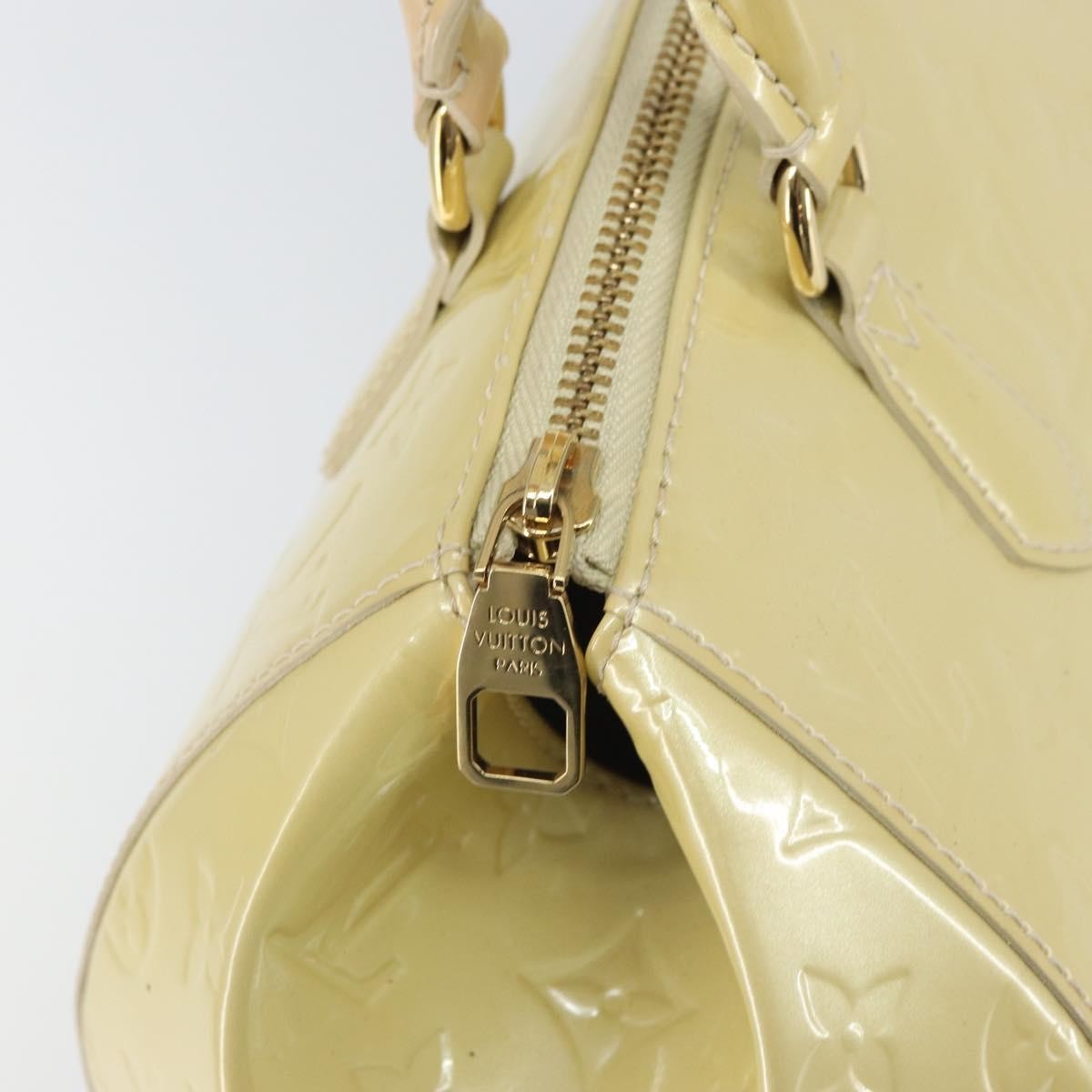 Louis Vuitton Sherwood Handbag Monogram Vernis, BEIGE, PATENT_LEATHER, Handbag