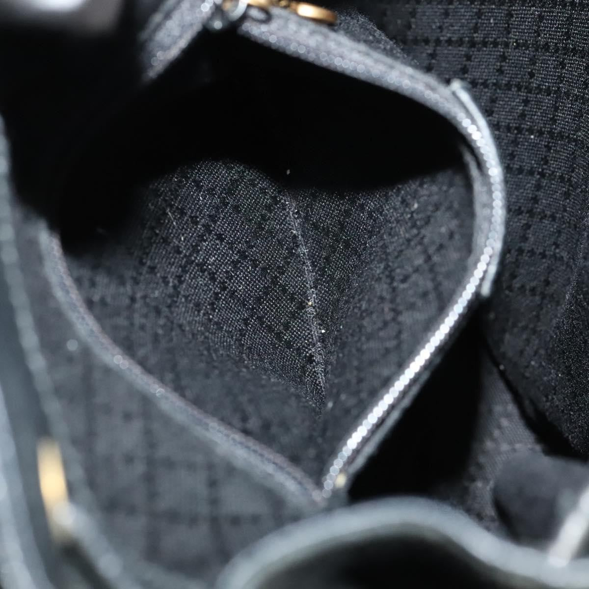 Gucci Gucci bamboo backpack daim, Black, Suede, Backpack