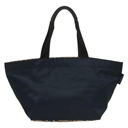 Burberry Nova Check Tote Nylon, NAVY, NYLON, Tote bag