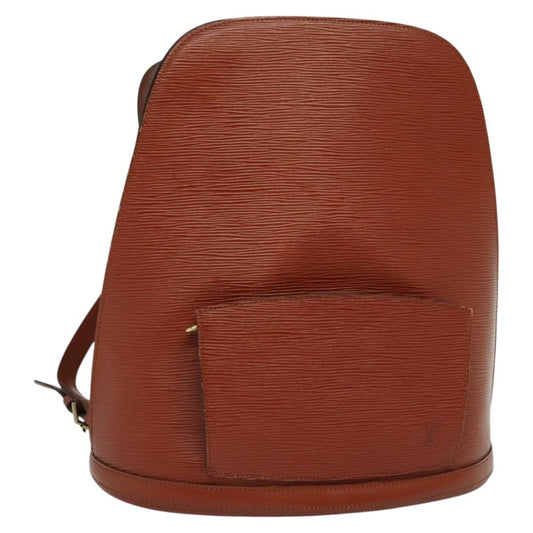 Louis Vuitton Gobelins Backpack Epi Leather, BROWN, LEATHER, Backpack