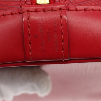 Louis Vuitton Alma Handbag Epi Leather, Red, Leather, Handbag