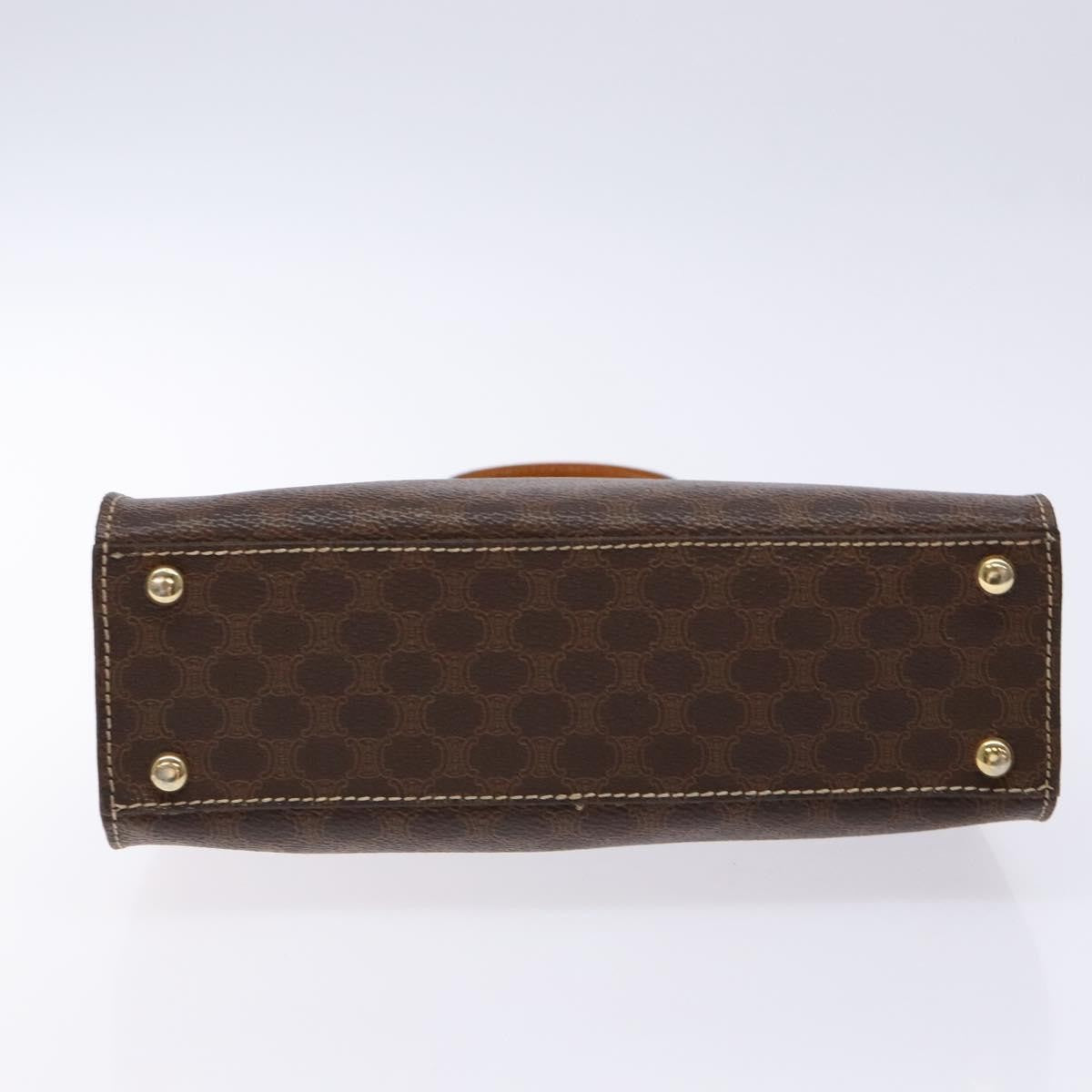 Celine Vintage Macadam Handbag Macadam, BROWN, CANVAS, Handbag