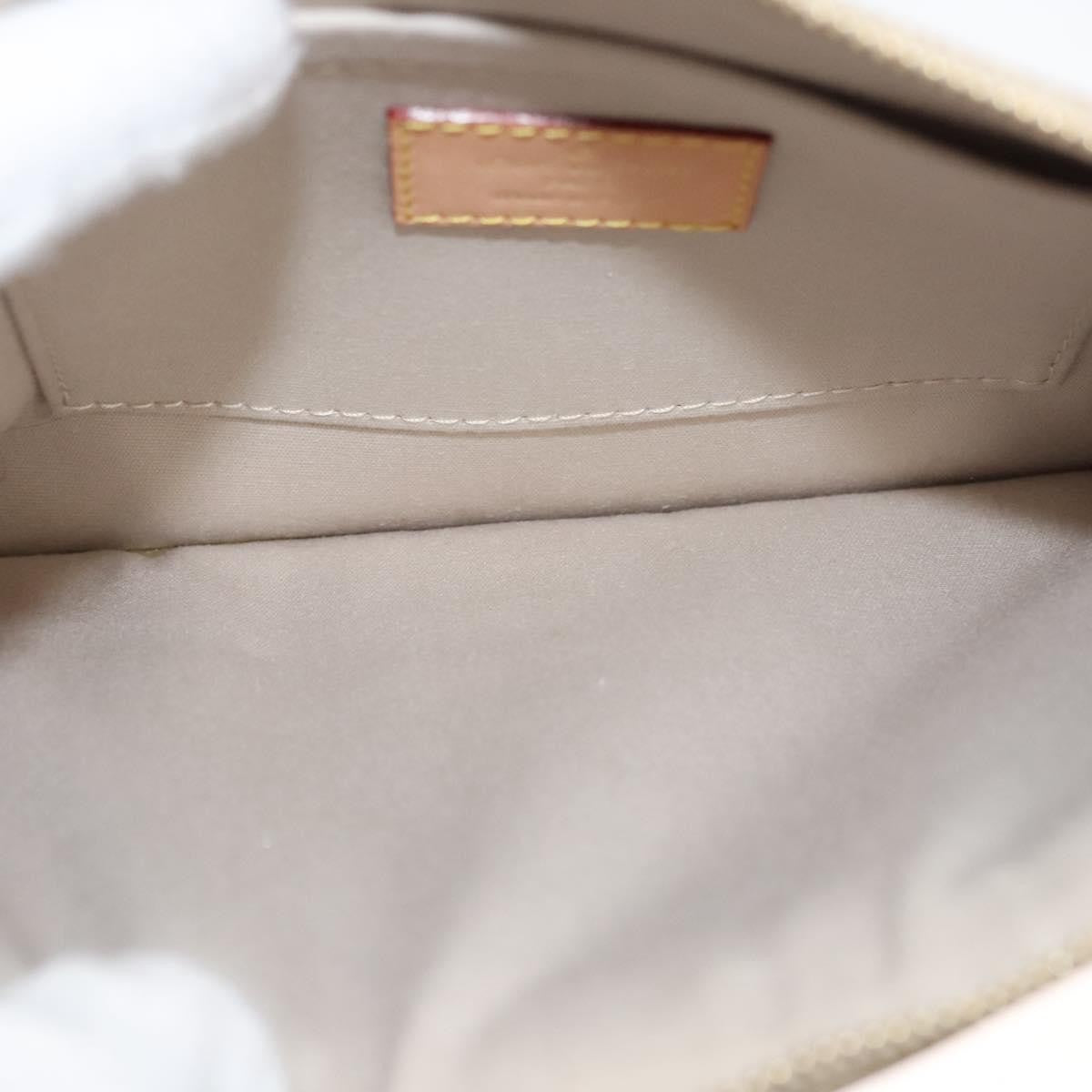 Louis Vuitton Pochette Plate Monogram mirror, GOLD, CANVAS, Clutche & pouche