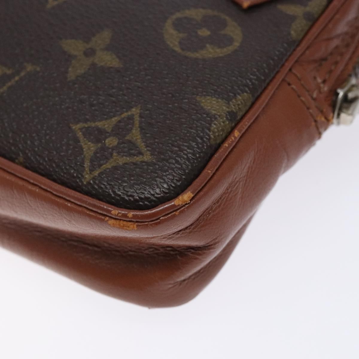 Louis Vuitton Monogram Clutch Monogram Canvas, BROWN, CANVAS, Clutche & pouche