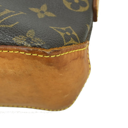 Louis Vuitton Trotteur Handbag Monogram Canvas, Brown, Canvas, Shoulder Bag