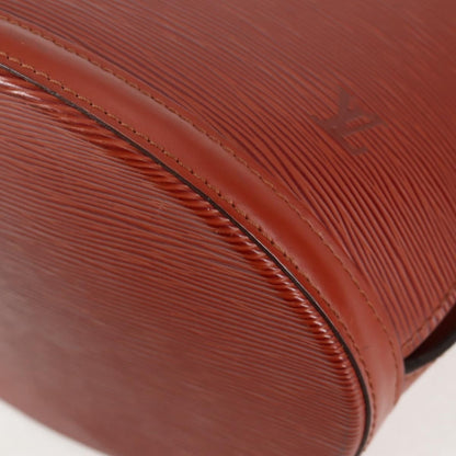 Louis Vuitton Cluny Shoulder Bag Epi Leather, BROWN, LEATHER, Shoulder bag