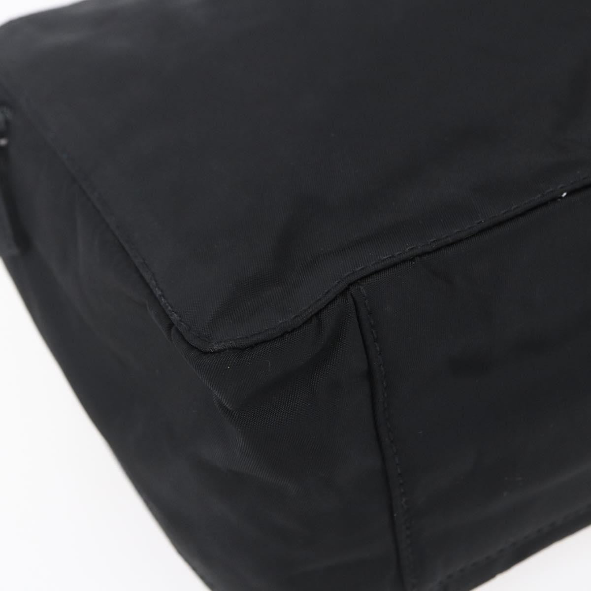 Prada Vintage Handbag Tessuto, Black, Nylon, Handbag