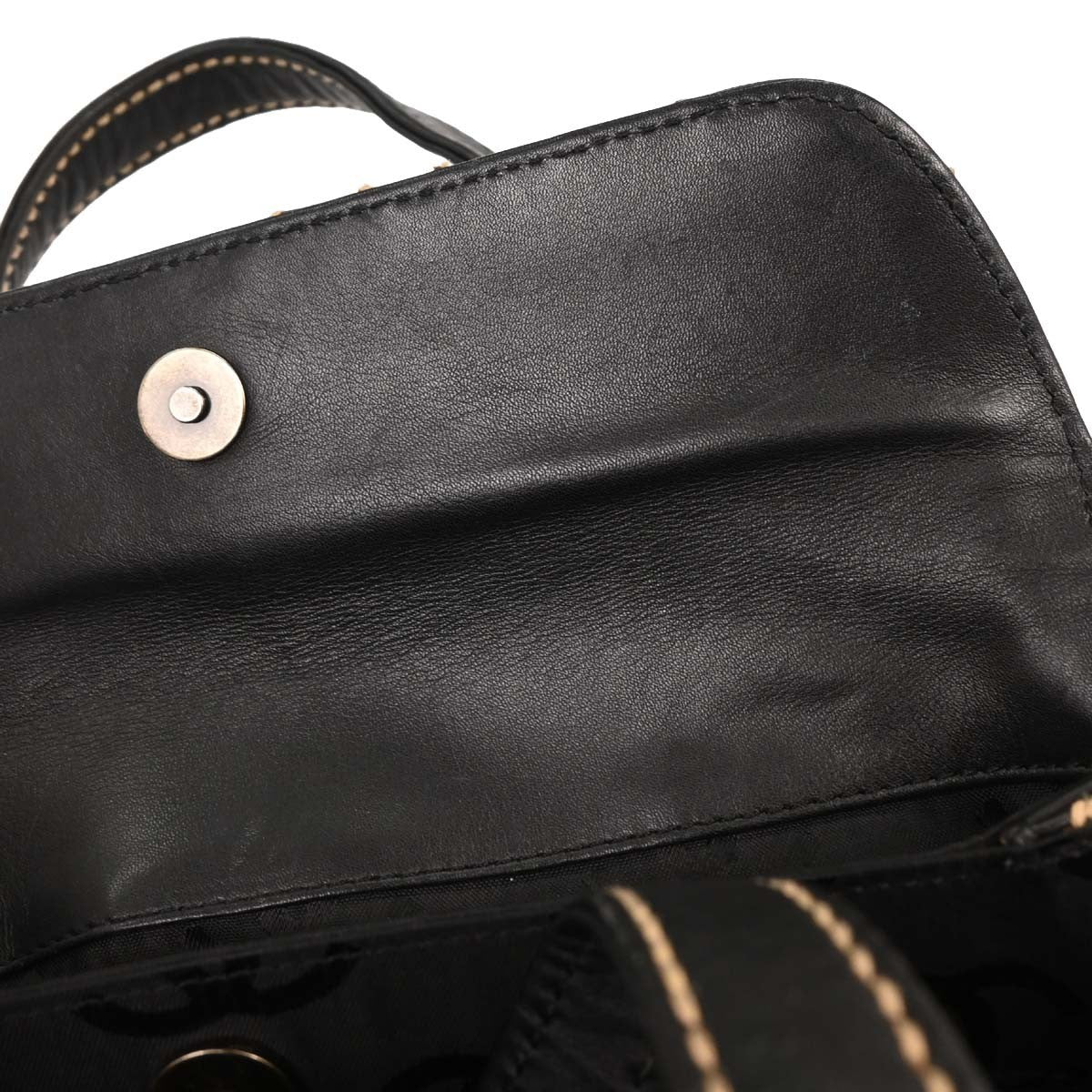 Chanel Surpique Compartment Tote Quilted Leather, BLACK, CALFSKIN, Handbag