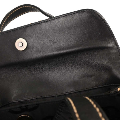 Chanel Surpique Compartment Tote Quilted Leather, BLACK, CALFSKIN, Handbag