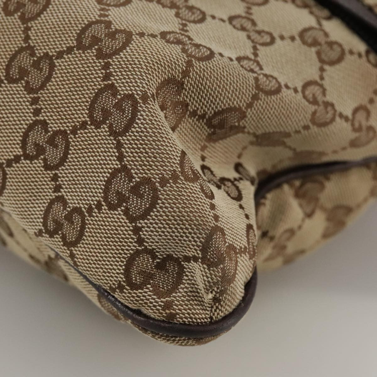 Gucci Double Pocket Web Messenger GG Canvas, Brown, Canvas, Shoulder Bag