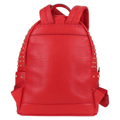 MCM Vintage Vicetos Backpack Leather, Red, Leather, Backpack