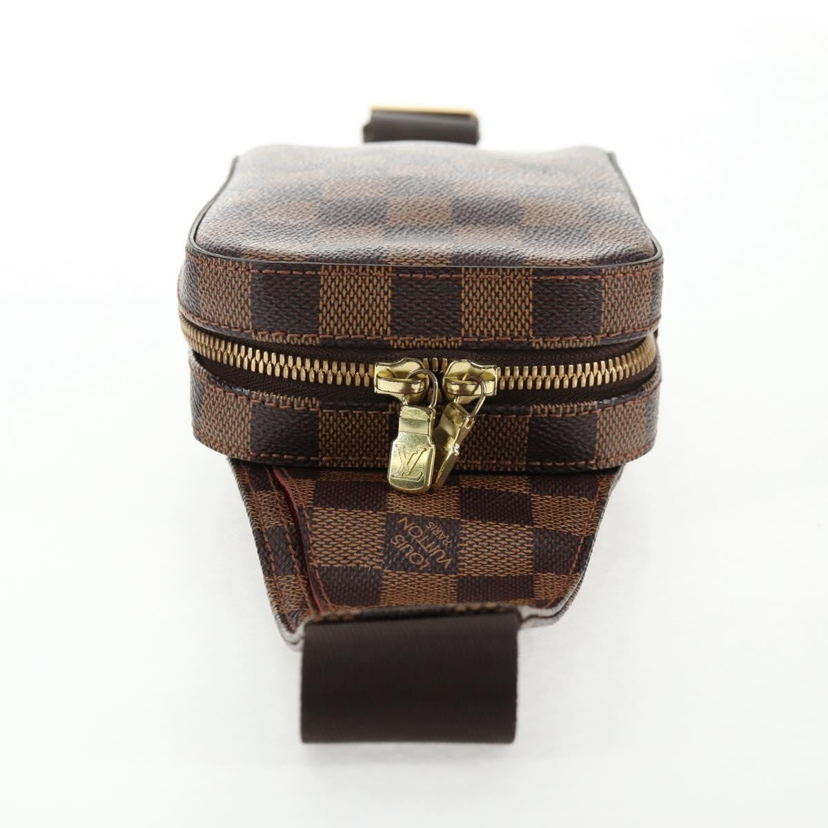 Louis Vuitton Geronimos Waist Bag Damier, BROWN, CANVAS, Shoulder bag