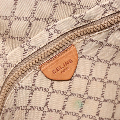 Celine Macadam Pochette Canvas and Leather, BEIGE, CANVAS, Clutche & pouche