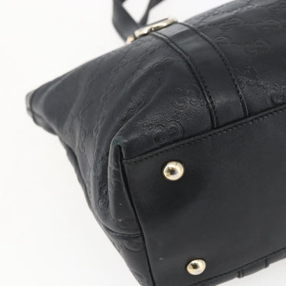 Gucci Abbey Zip Tote Guccissima, BLACK, CANVAS, Tote bag