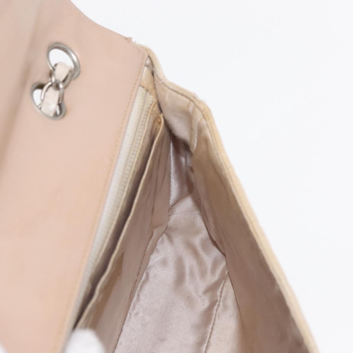 Chanel Travel Line Flap Bag Canvas, BEIGE, CANVAS, Shoulder bag