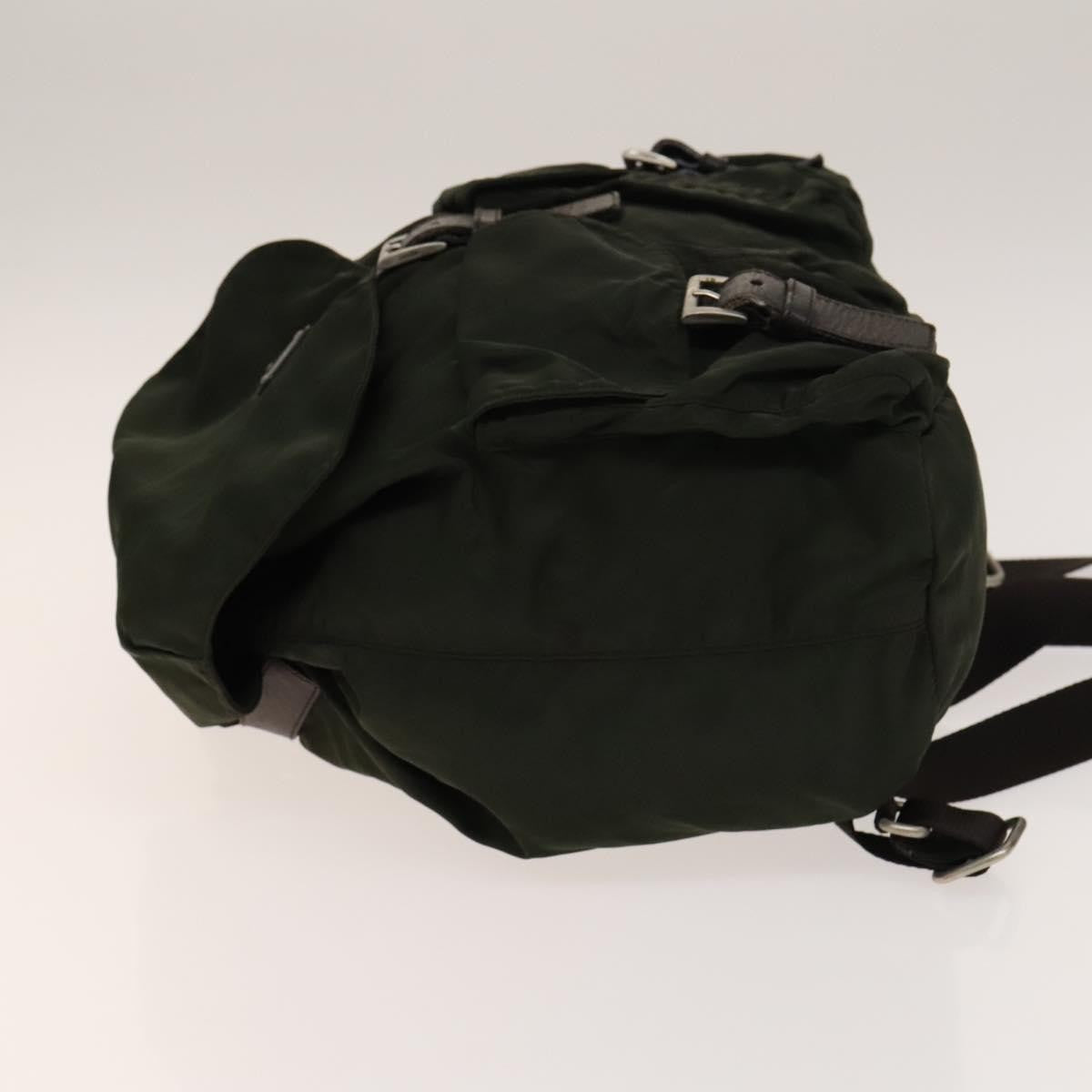 Prada Sac à dos Re-nylon nylon, KHAKI, NYLON, Backpack