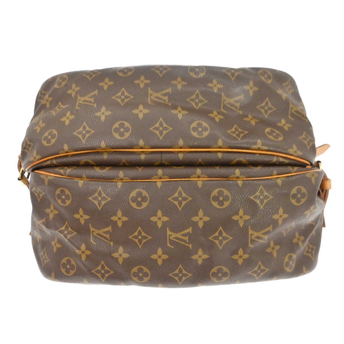 Louis Vuitton Saumur Handbag Monogram Canvas, Brown, Canvas, Shoulder Bag