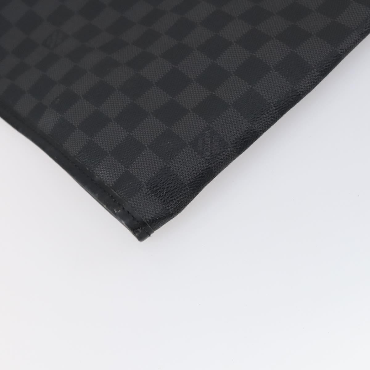 Louis Vuitton Garment Cover Damier Graphite, GRAY, CANVAS, Travel bag