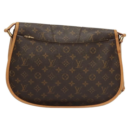 Louis Vuitton Menilmontant Handbag Monogram Canvas, BROWN, CANVAS, Shoulder bag