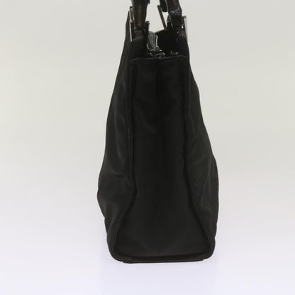 Gucci Bamboo Shopper Tote Canvas, BLACK, CANVAS, Tote bag