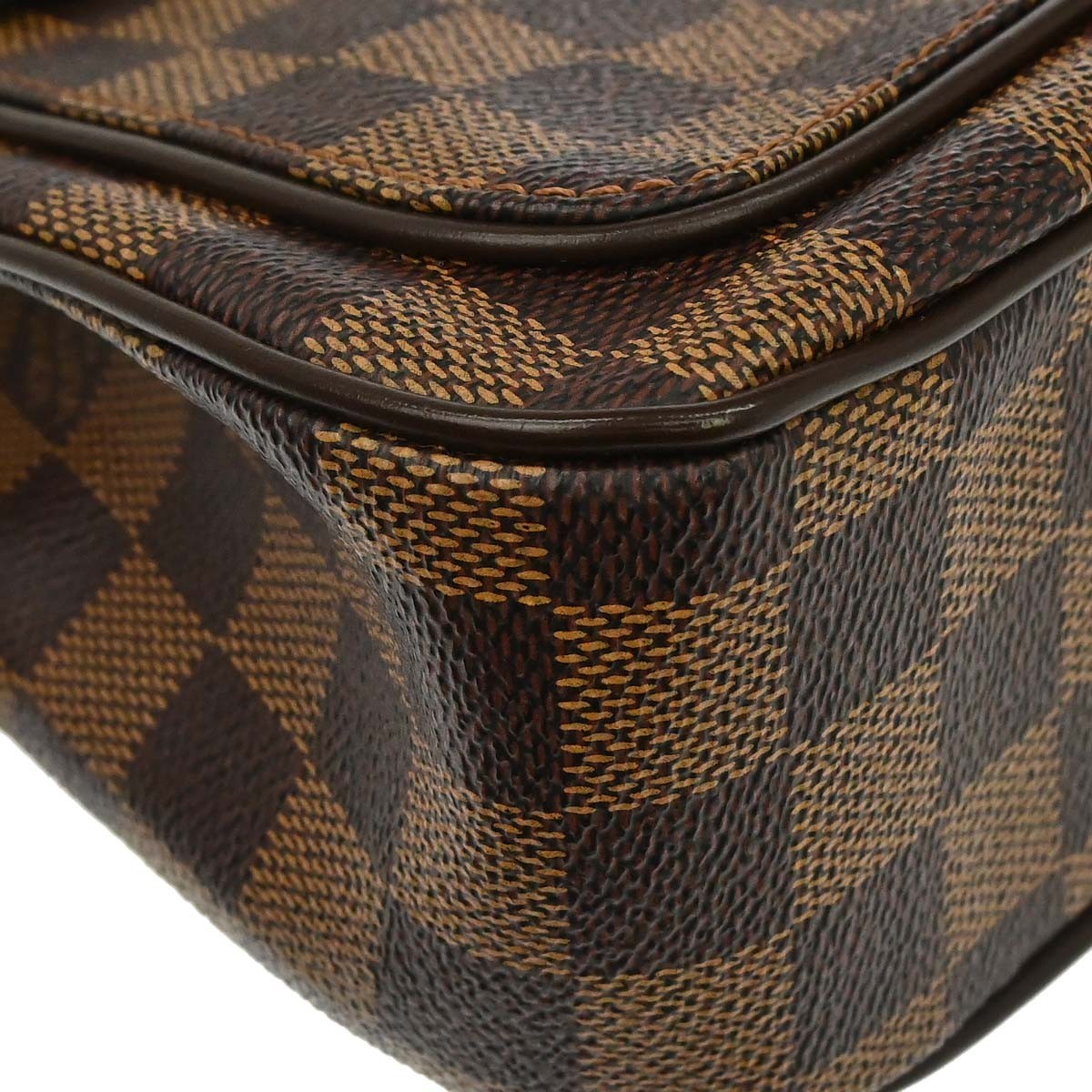 Louis Vuitton Aubagne Bag Damier, Brown, Canvas, Handbag