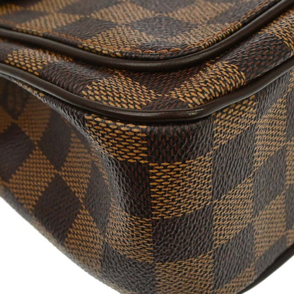 Louis Vuitton Aubagne Bag Damier, Brown, Canvas, Handbag