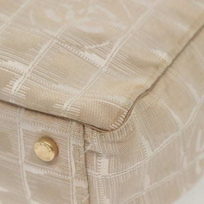 Chanel Travel Line Tote Nylon, BEIGE, NYLON, Tote bag