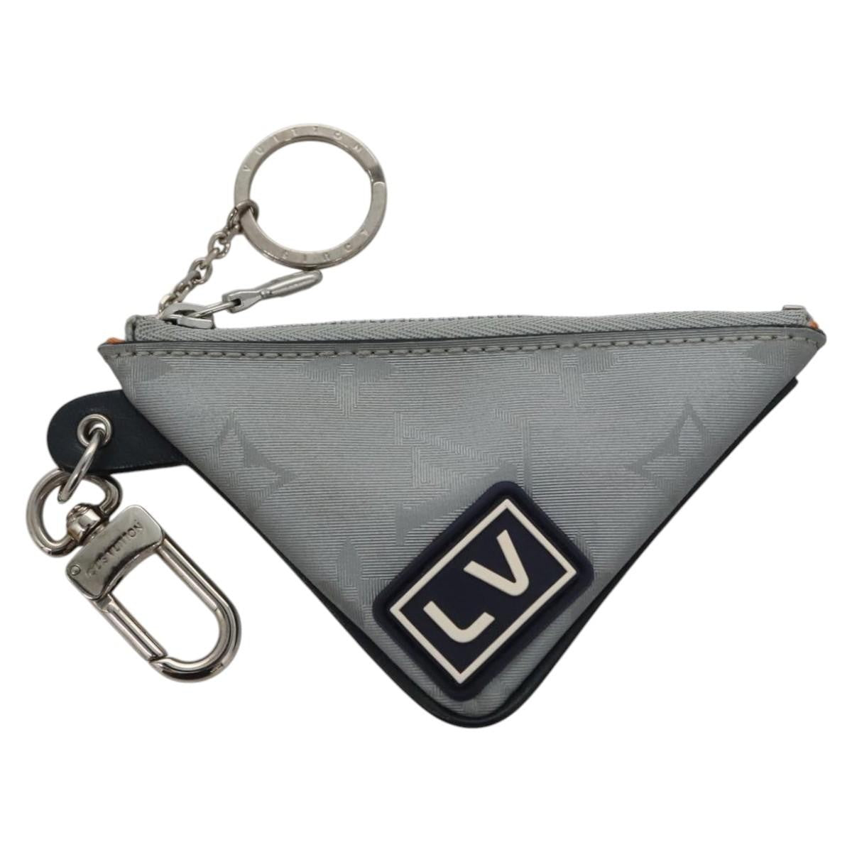 Louis Vuitton Porte cles satellite Canvas, Silver, Canvas, Charm