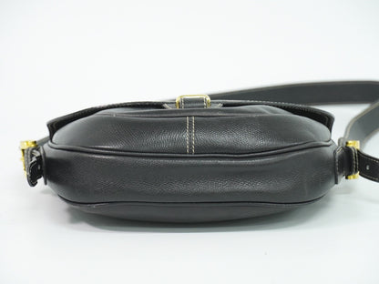 Loewe Anagram Shoulder Bag Leather, Black, Leather, Shoulder Bag