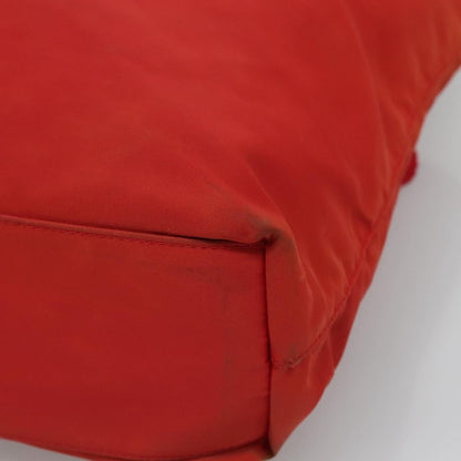 Prada Vintage Zip Tote Tessuto, Red, Nylon, Tote Bag