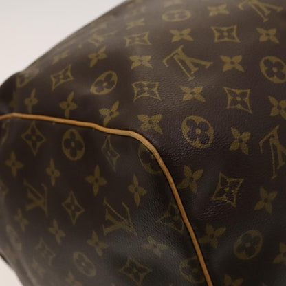 Louis Vuitton Keepall Bag Monogram Canvas, BROWN, CANVAS, Travel bag