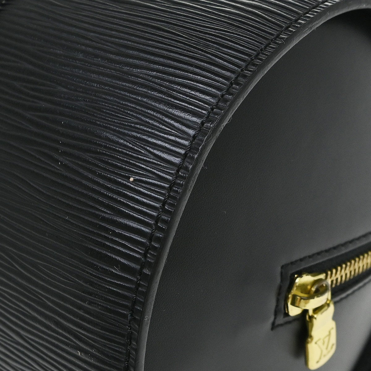 Louis Vuitton Soufflot Handbag Epi Leather, Black, Leather, Handbag