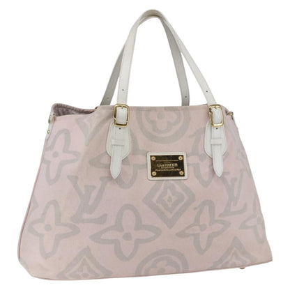 Louis Vuitton Tahitienne Cabas Canvas, PINK, CANVAS, Tote bag