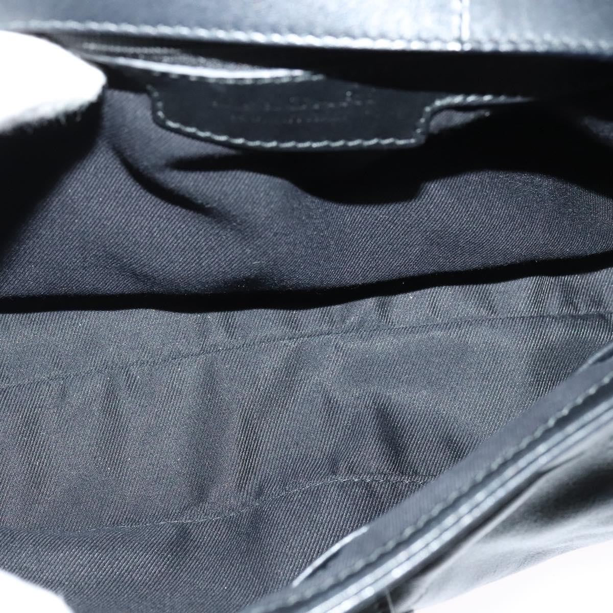 Bvlgari Chandra Flap Shoulder Bag Leather, BLACK, LEATHER, Shoulder bag