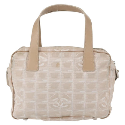 Chanel Travel Line Convertible Satchel Nylon, BEIGE, CANVAS, Handbag