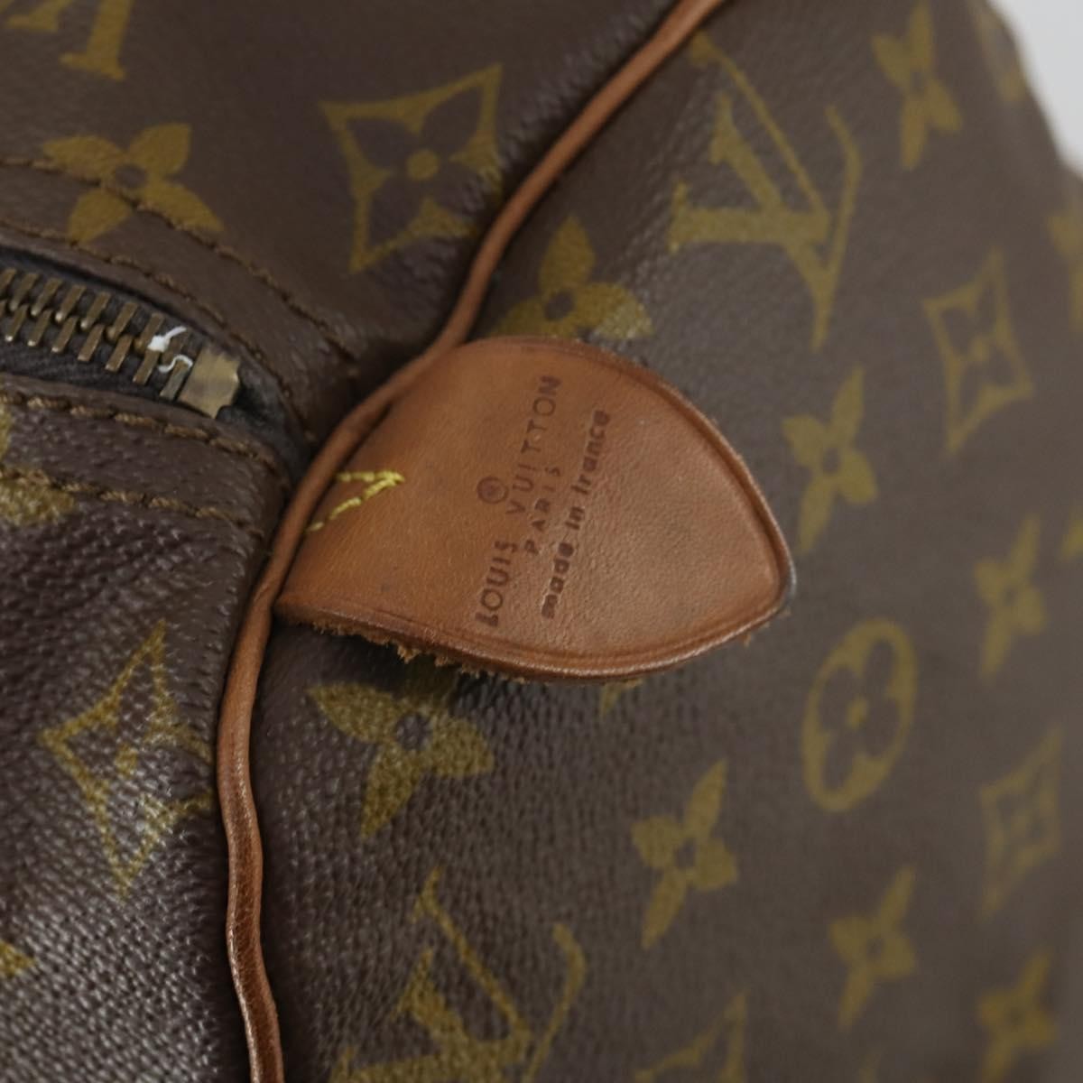 Louis Vuitton Speedy Handbag Monogram Canvas, BROWN, CANVAS, Handbag