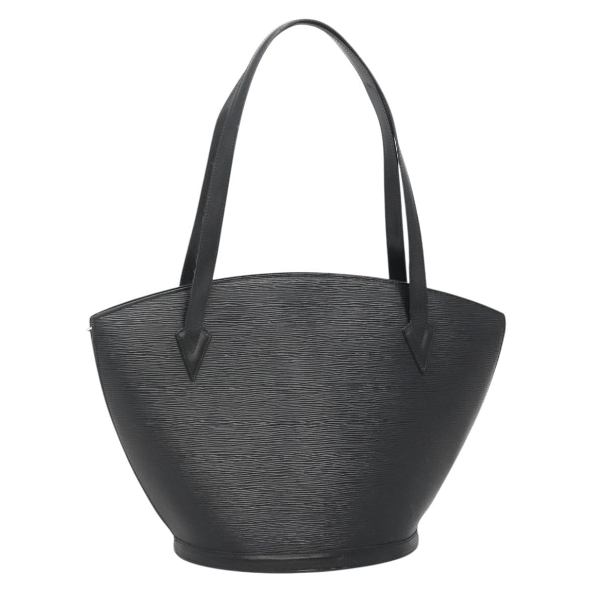 Louis Vuitton Saint Jacques Handbag Epi Leather, BLACK, LEATHER, Shoulder bag