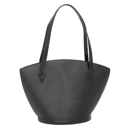 Louis Vuitton Saint Jacques Handbag Epi Leather, BLACK, LEATHER, Shoulder bag