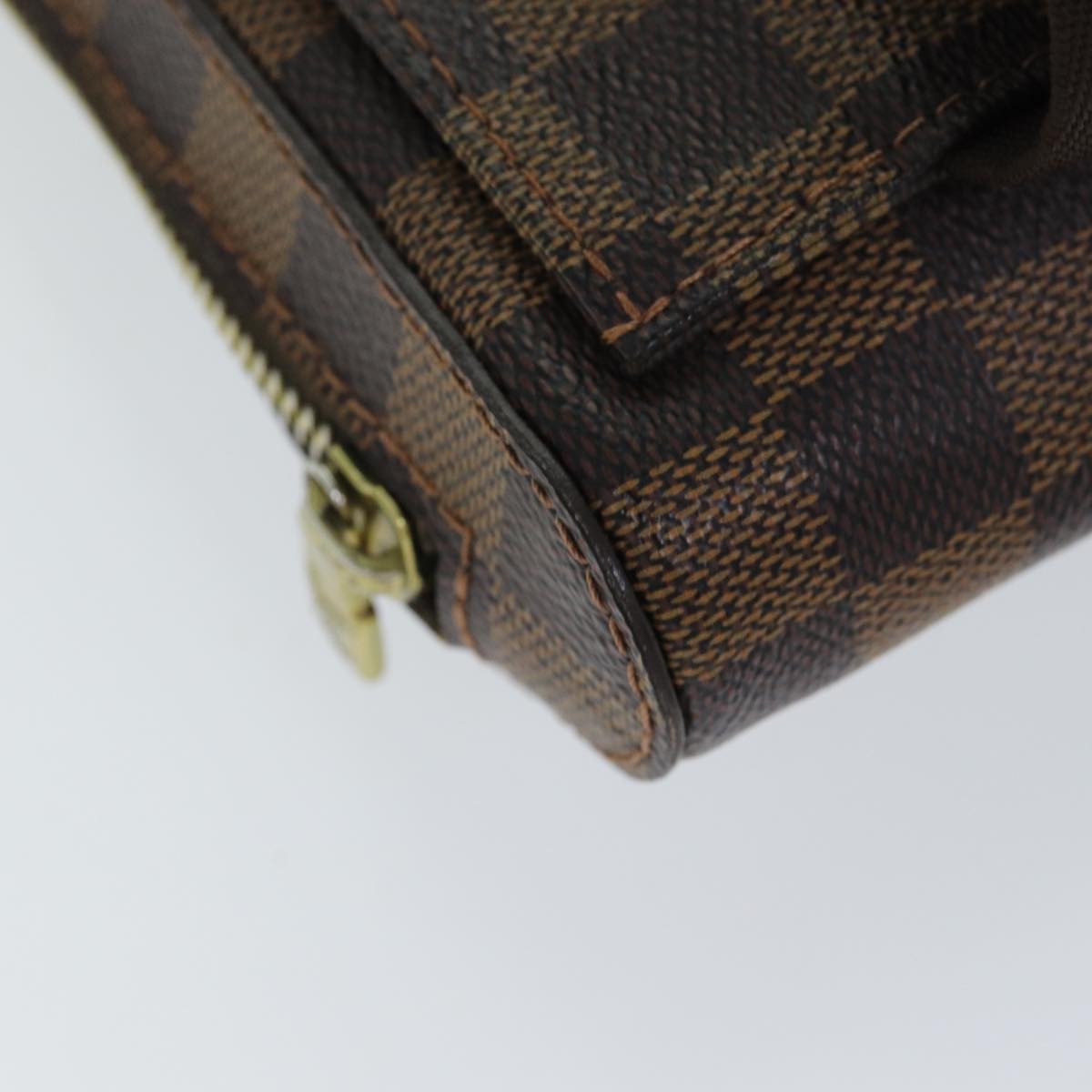 Louis Vuitton Geronimos Waist Bag Damier, BROWN, CANVAS, Travel bag