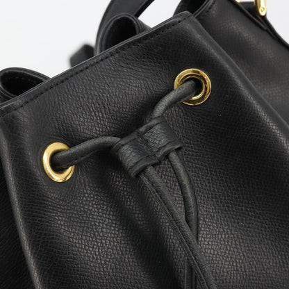 Valentino Garavani Vintage shoulder bag Leather, Black, Leather, Shoulder Bag