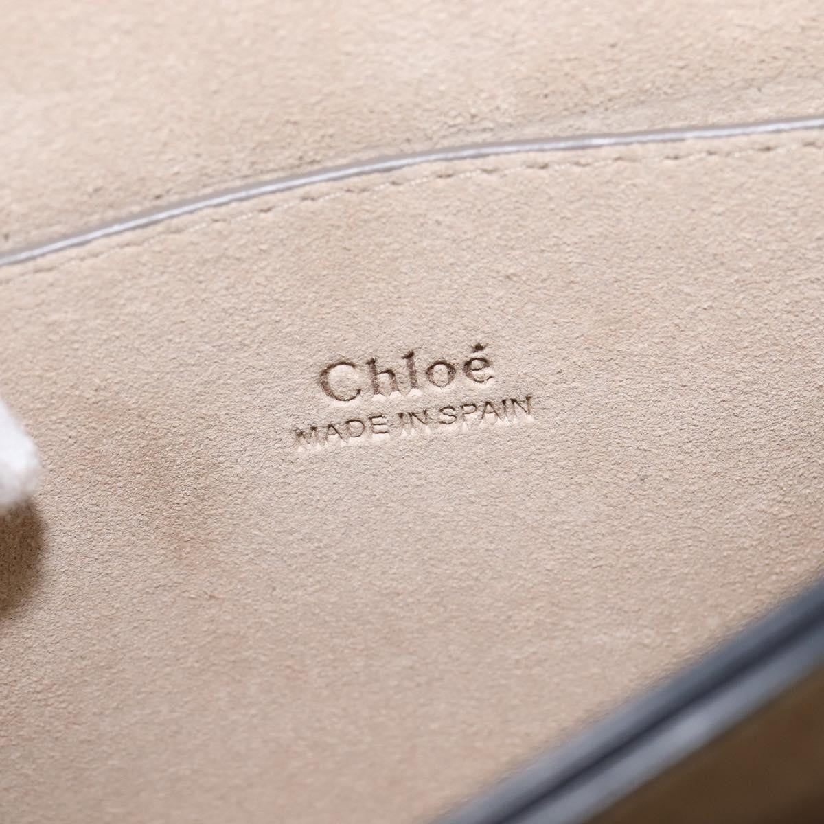 Chloe Faye Shoulder Bag Leather and Suede, BEIGE, SUEDE, Shoulder bag