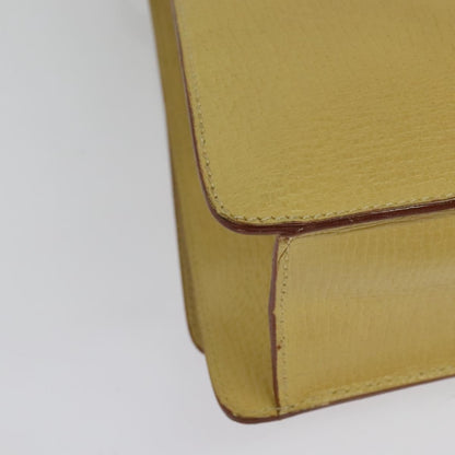 Loewe Barcelona Shoulder Bag Leather, YELLOW, LEATHER, Shoulder bag